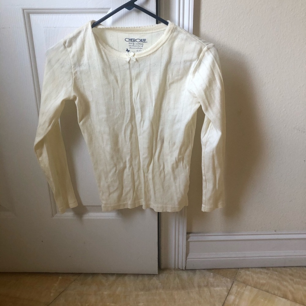 Cream Cotton Pajamas
